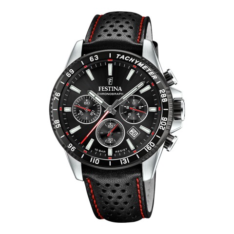 Reloj Festina Timeless Chronograph F20561/4 para hombre con esfera negra Reloj Festina Timeless Chronograph F20561/4 Para Hombre Con Esfera Negra