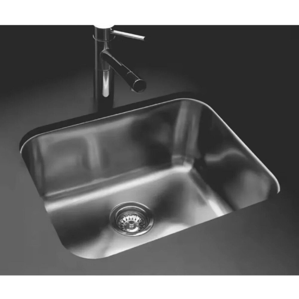 Pileta De Cocina Simple De Pegar Ac.304 44x39x21 Pileta De Cocina Simple De Pegar Ac.304 44x39x21