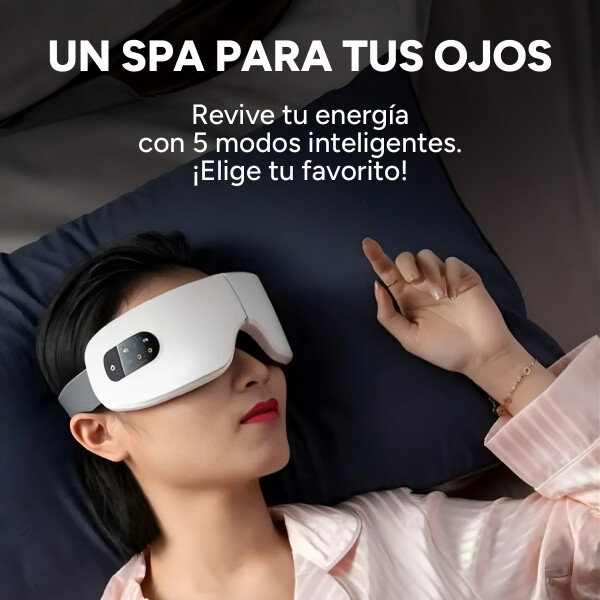 Masajeador Corporal Ojos Facial Dolor de Cabeza Cansancio A Variante Color Blanco