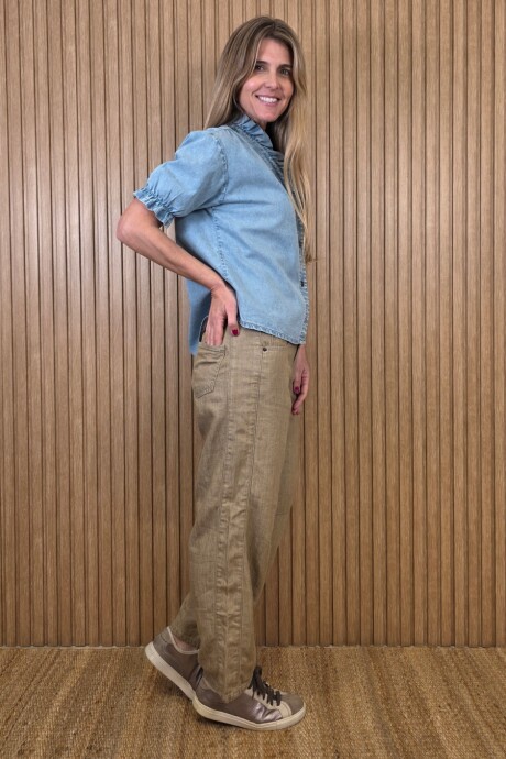 Pantalon Lotus (barrel fit) Mocha