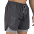 SHORT 2IN1 MEN POLY/SPX EVERLAST SLAM IV CH M6 CHARCOAL