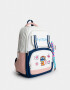 Mochilas Urbanas Mochila Multipocket "stitch Capybara" - Blanco Crema