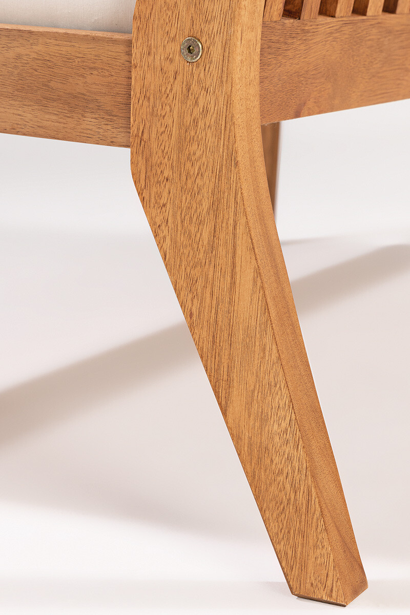 RIADE POLTRONA POLTRONA RIADE ACQUABLOCK CRUDO 62x75x81CM JATOBA