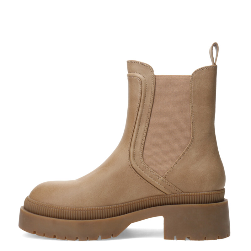 Botas de Mujer Miss Carol Nisa Chelsea Con Plataforma Beige