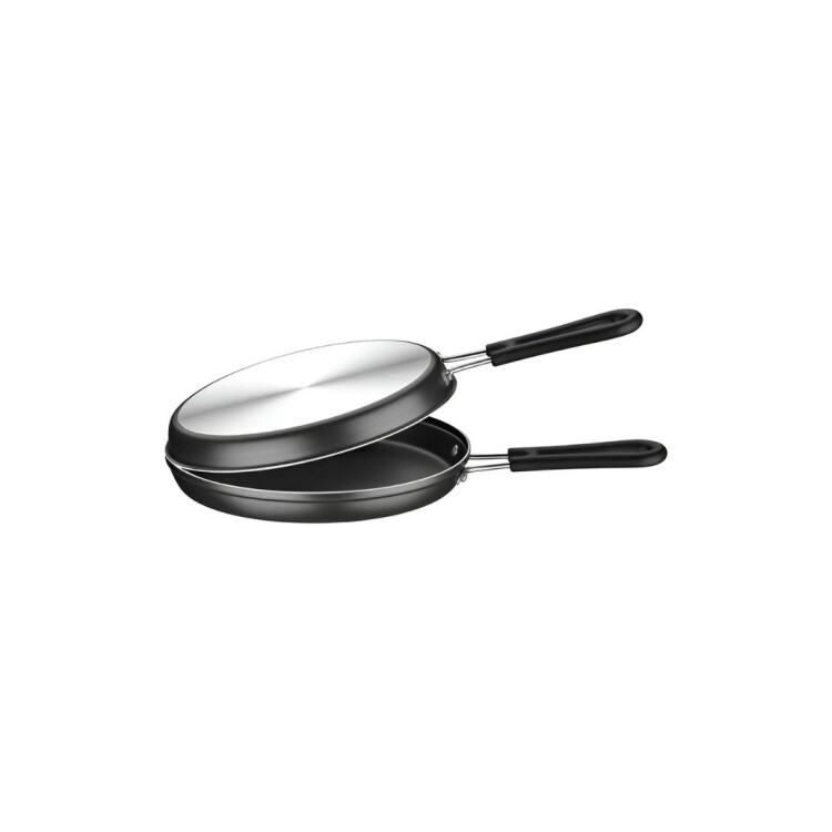 SARTEN DOBLE OMELETERA TRAMONTINA TEFLON ANTIADHERENTE 24CM SARTEN DOBLE OMELETERA TRAMONTINA TEFLON ANTIADHERENTE 24CM