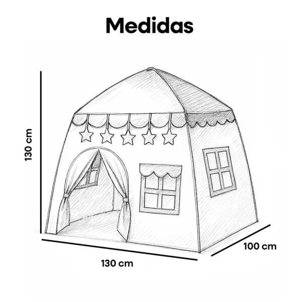 Carpa Casita Infantil IMBACK IBK-CAR003 | Casa de Juegos para Niños, Plegable, Segura y Fácil de Armar Celeste Carpa Casita Infantil IMBACK IBK-CAR003 | Casa de Juegos para Niños, Plegable, Segura y Fácil de Armar Celeste
