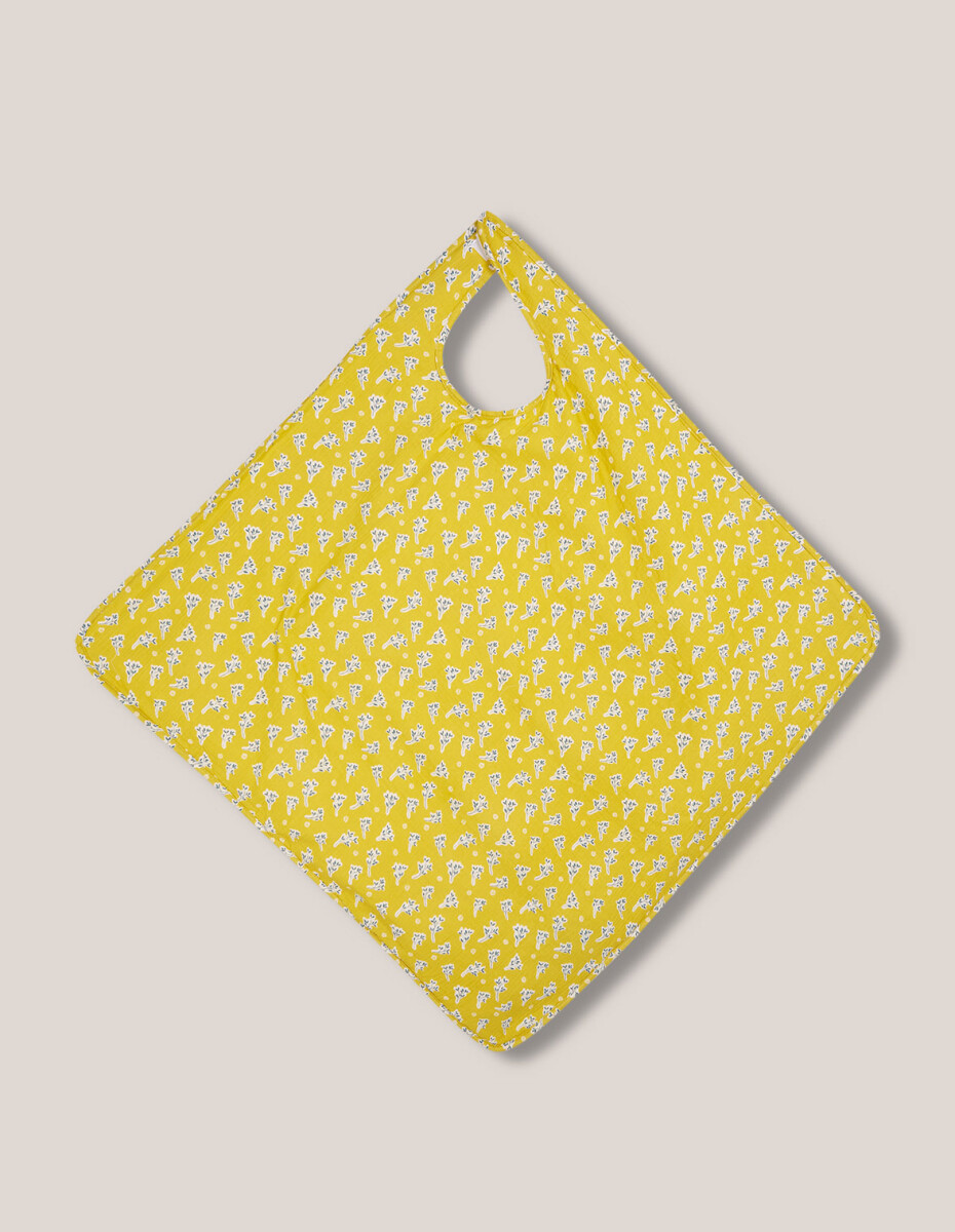Toalla Combinada Con Capucha - Amarillo Oscuro 