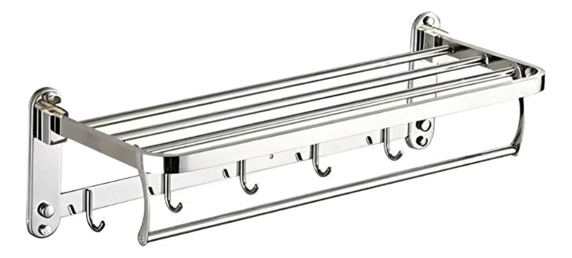 Tendedero De Pared Fijo Acero Inox P/ropa - Gris 