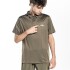 RAPID POLO T-SHIRT MEN BLACK VERDE MILITAR COLOR LISO