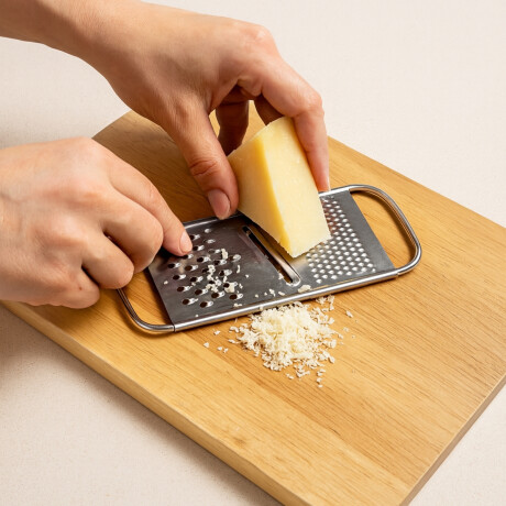 Rallador Plano de 3 Usos de Acero Inoxidable Rallador Plano de 3 Usos de Acero Inoxidable