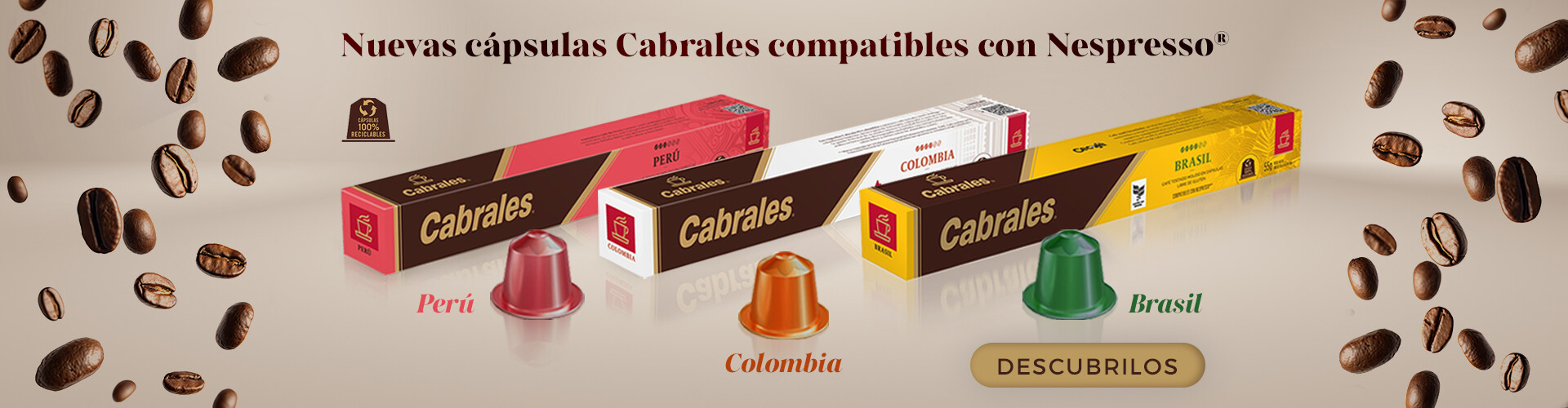 Nuevas Capsulas Cabrales Nespresso
