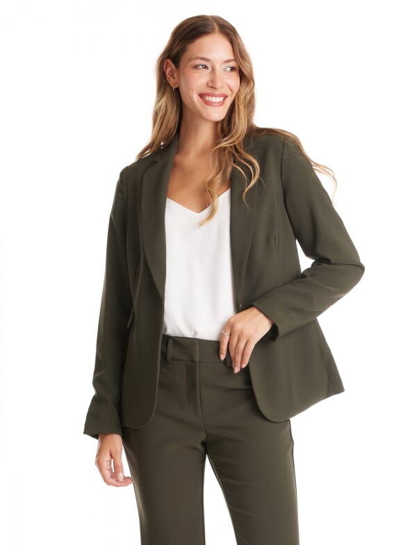 Blazer Sastrero Slim OLIVA