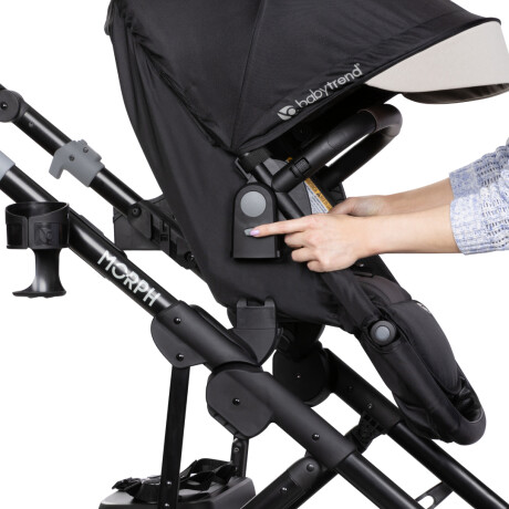 Coche de paseo modular Baby Trend Morph para cochecito individual o doble Madrid Tan TS11F30A
