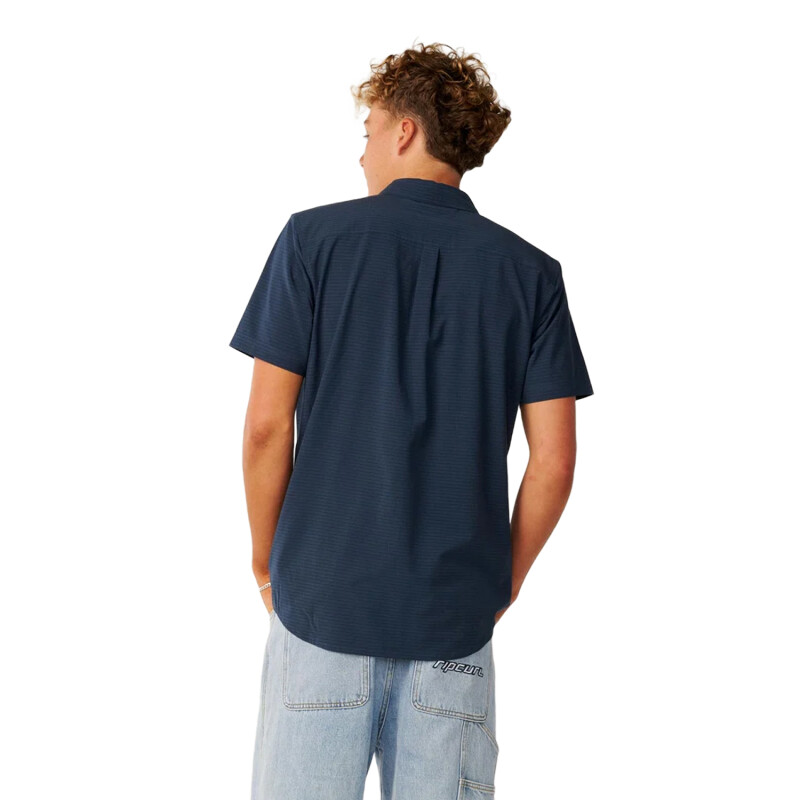 Camisa Rip Curl Vaporcool Aerotech S/S - Azul Camisa Rip Curl Vaporcool Aerotech S/S - Azul