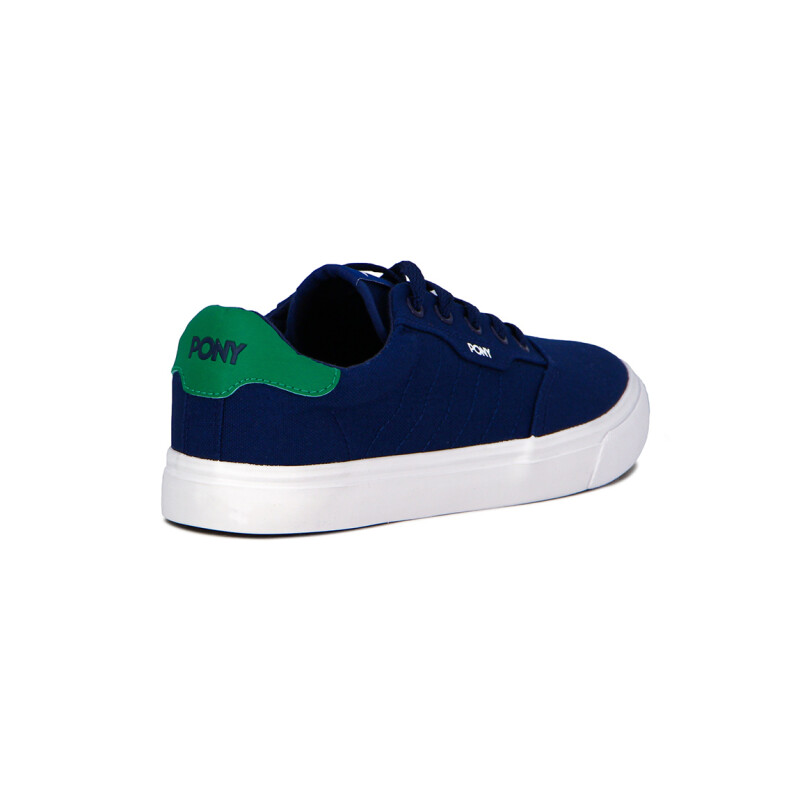 Pony Champion Casual Canvas - Marino/Verde Marino-Verde