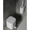 SS400 Cepillo Sanitario De Piso O Pared Eleve Ou - Negro