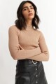 Media polera metalizada TOSTADO