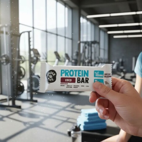 Barras De Proteína 45g Kit x12 Underfive Sabor Coco