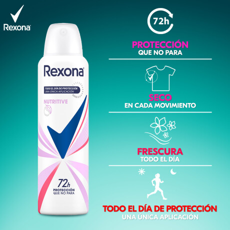 Rexona Desodorante Antitranspirante Aerosol Nutritive Femeninom Rexona Desodorante Antitranspirante Aerosol Nutritive Femeninom