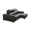 Sillon cama Madrid - 2 Cuerpos 100% Cuero Charcoal