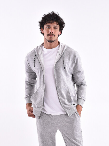 CANGURO REGULAR GRIS MELANGE M
