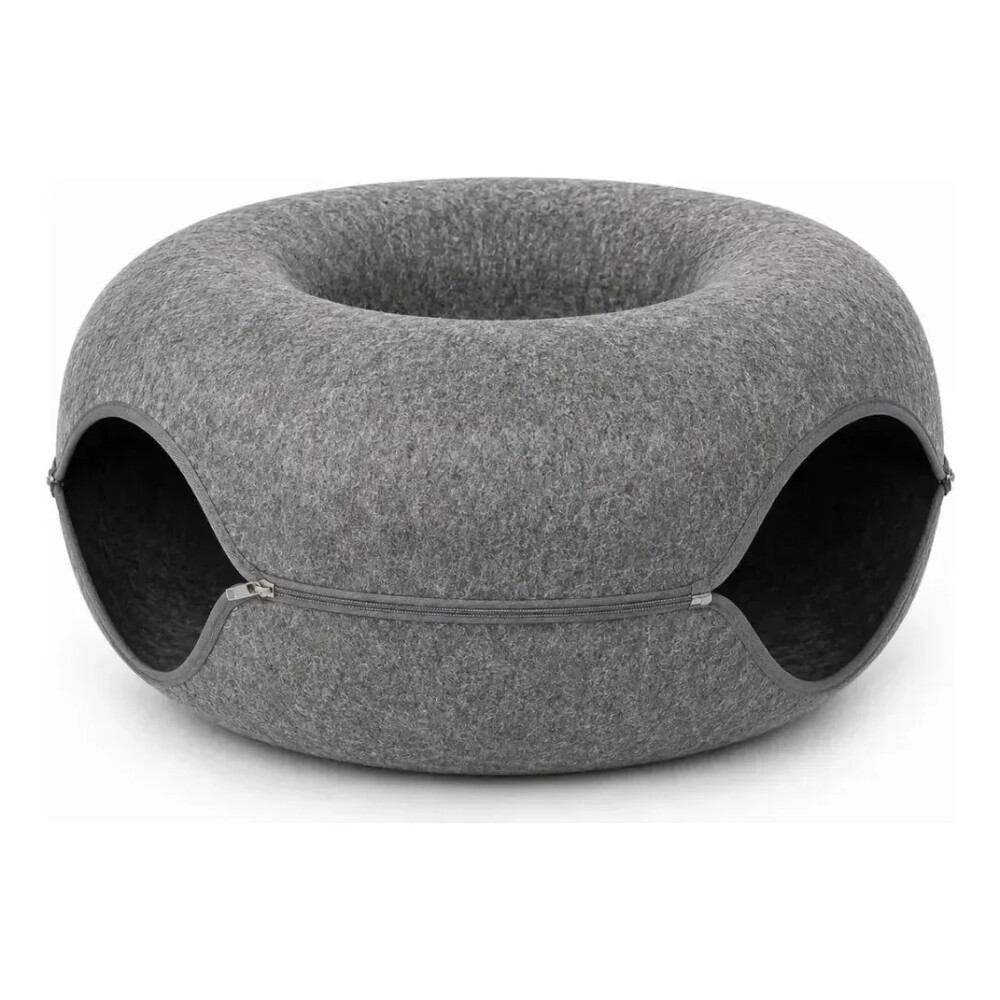 Cama Túnel Dona Grande Para Gatos Y Perros 2 En 1 Cama Túnel Dona Grande Para Gatos Y Perros 2 En 1