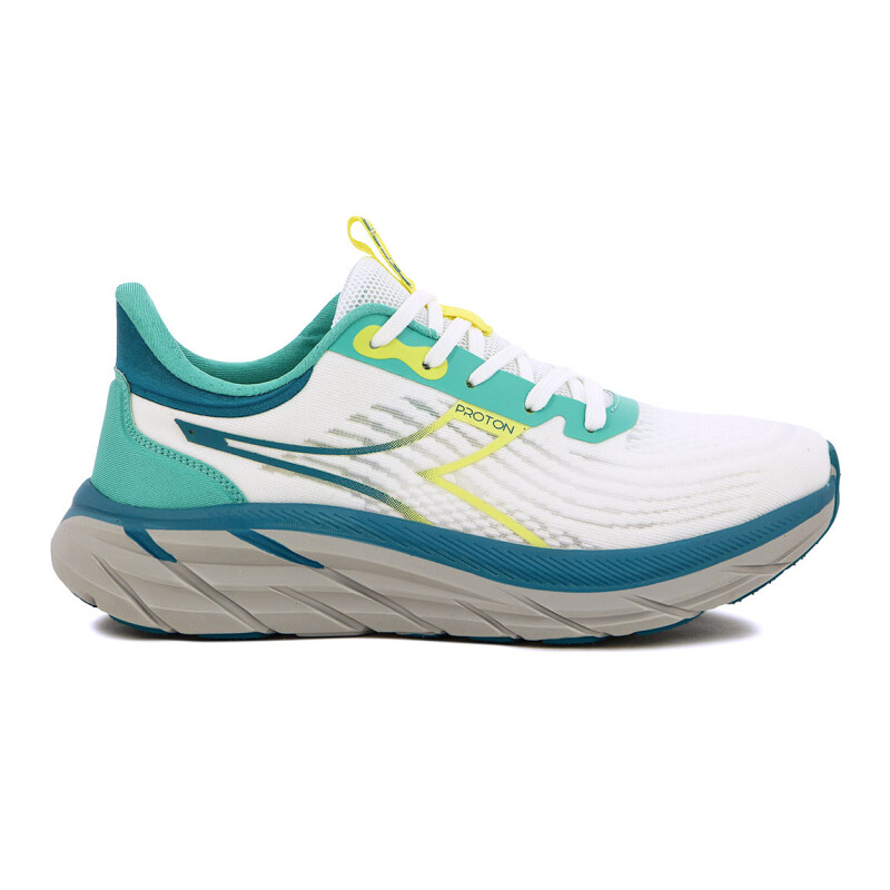 Championes Diadora Mujer Proton Blanco-aguamarina