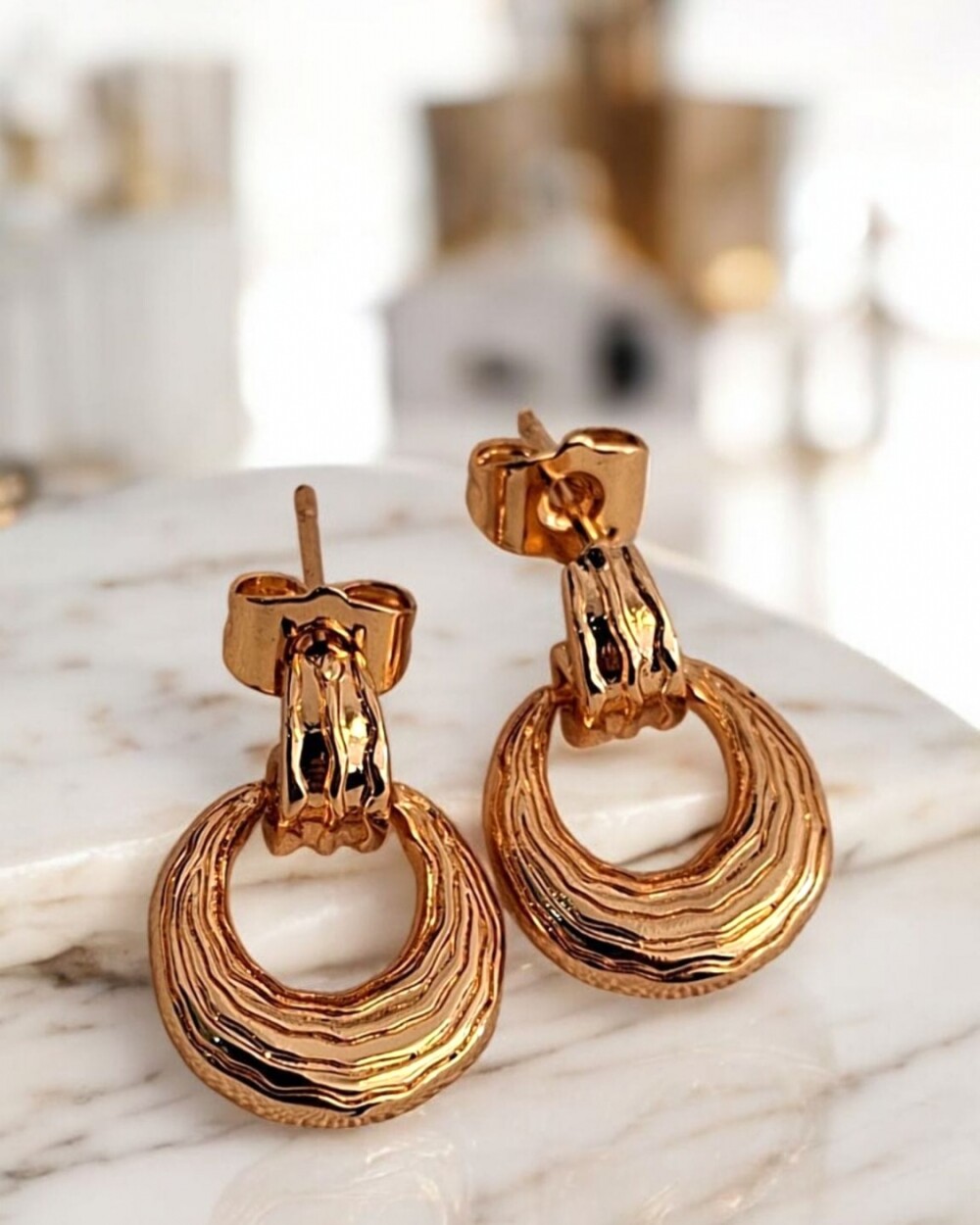 Caravanas Lean Dorado