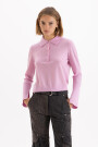 SWEATER POLO Rosa