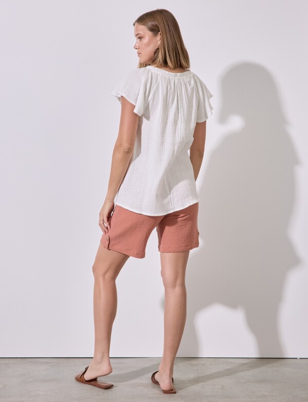 Blusa Algodón BLANCO