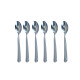 Set x6 mini cucharas PLATEADO