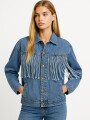 Chaqueta Drusila Azul Grisaceo