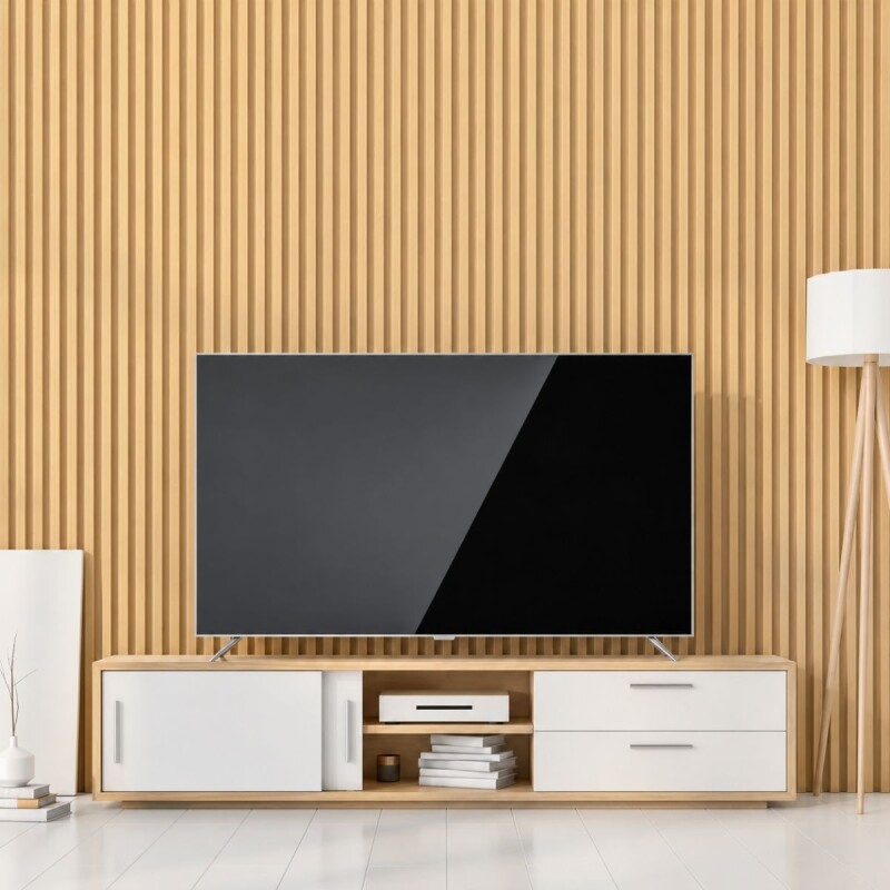 Set X16 Panel ranurado WPC 290x16cm MARRON CLARO