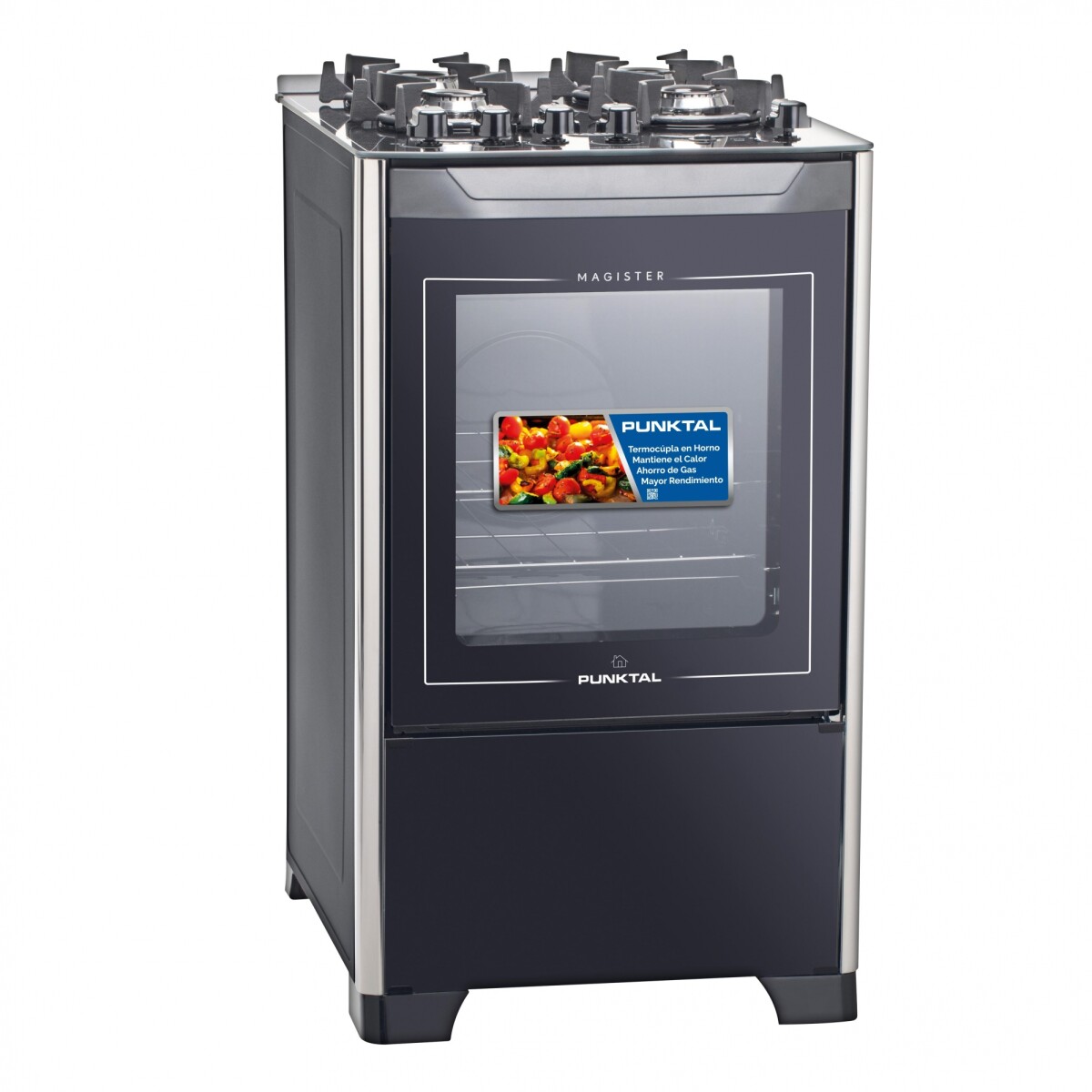 COCINA PUNKTAL SUPER GAS 4H + GRILL PK-490G 
