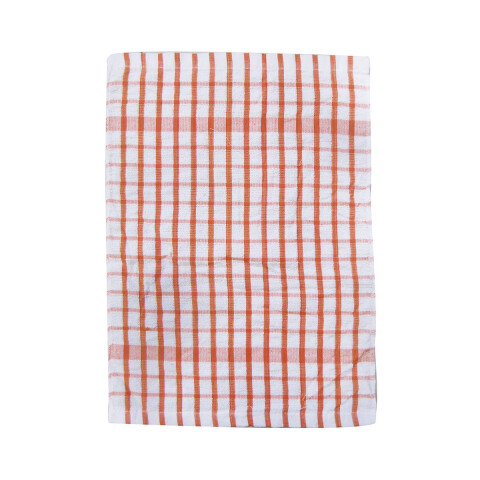 Repasador Kanguro Ajedrez 37 x 52 cm BLANCO/NARANJA