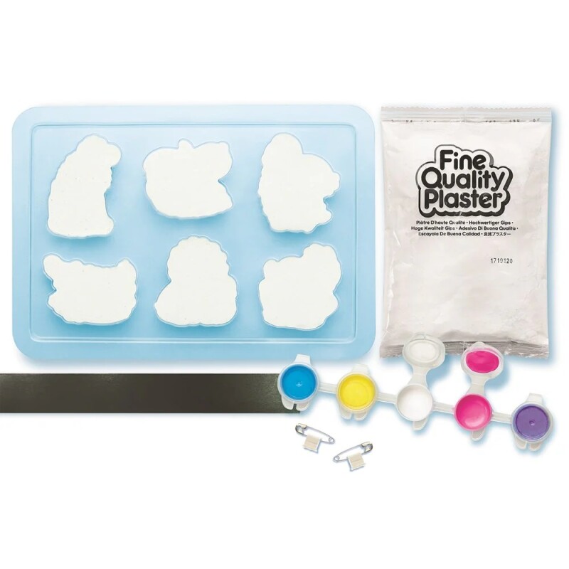 Kit Modela y Pinta Animales del Zoológico MOULD & PAINT ZOO ANIMAL