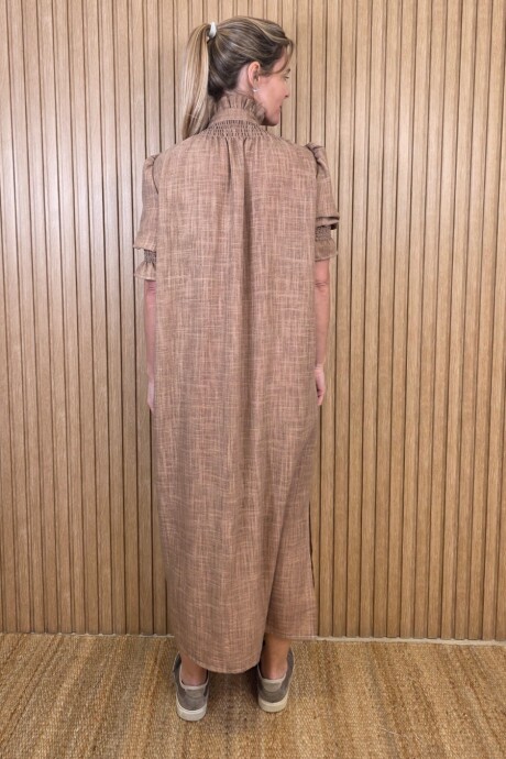 Vestido Maldivas Tostado
