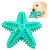 Juguete Perro Dental Morder Higiene Estrella Marina Flotante Color Variante Verde Agua