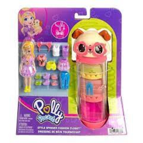 Polly Pocket Tubo de Modas Giratorio de Perrito Polly Pocket Tubo de Modas Giratorio de Perrito