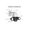 CAMARA DE SEGURIDAD TUYA SMART WATERPROOF CAMARA WIFI SM-C38 CAMARA DE SEGURIDAD TUYA SMART WATERPROOF CAMARA WIFI SM-C38