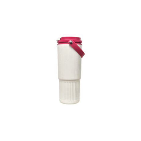 Vaso térmico con manija 500ml Blanco