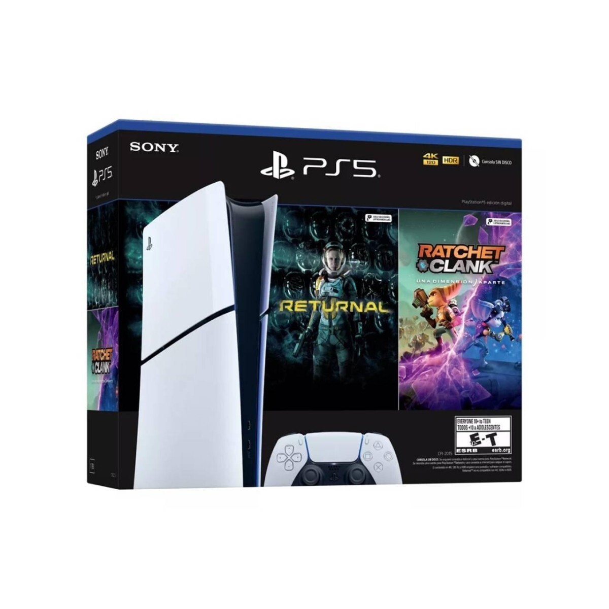 Consola Playstation 5 Digital incluye Control y Ratchet and Clank + Returnal 