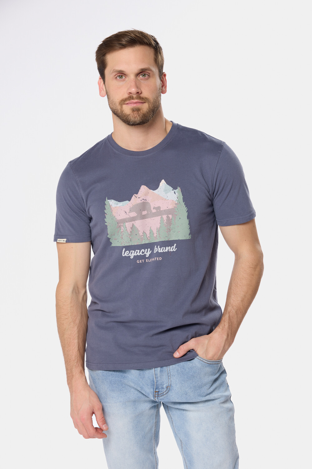 REMERA ESTAMPADA Lila