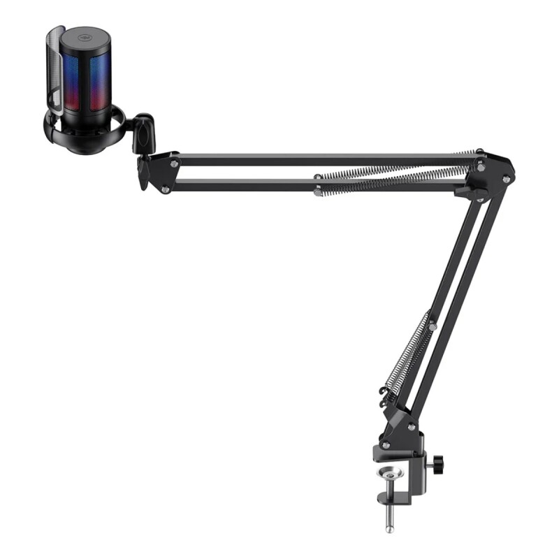 Microfono Havit PC series GK50 Pro negro USB para PC con brazo articulado Microfono Havit PC series GK50 Pro negro USB para PC con brazo articulado