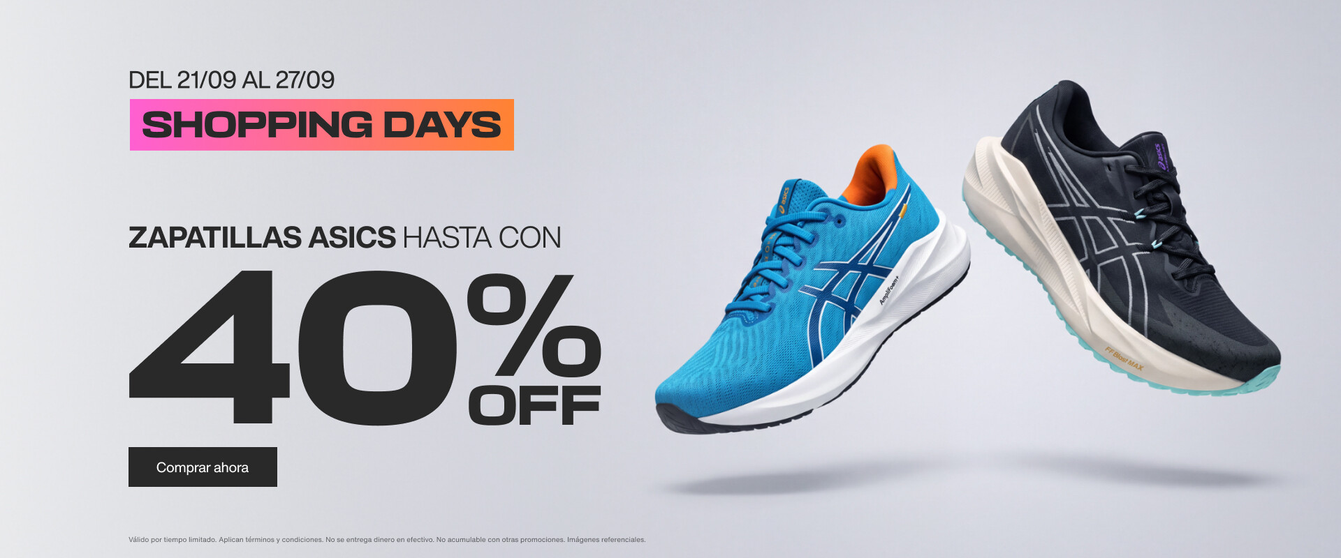 Shopping Days Calzado Asics