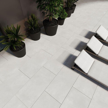 PORCELANATO ESPESORADO 60X120 ANTIDESLIZANTE BLANCO MATE GAMAS DE BLANCO