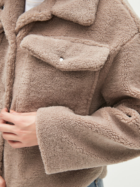 CAMPERA OSO BEIGE OSCURO