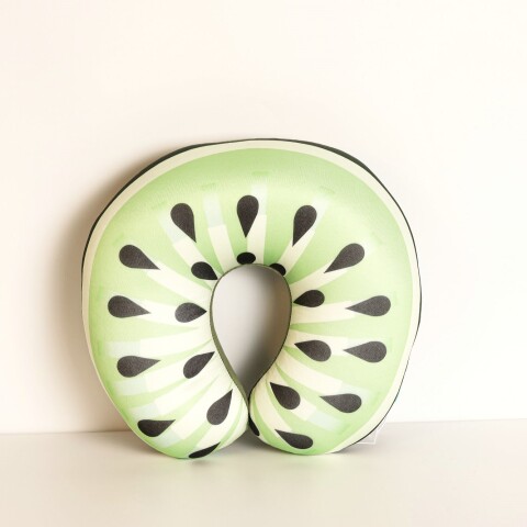 ALMOHADA DE CUELLO EN FORMA DE PARTÍCULAS EN U (KIWI) ALMOHADA DE CUELLO EN FORMA DE PARTÍCULAS EN U (KIWI)