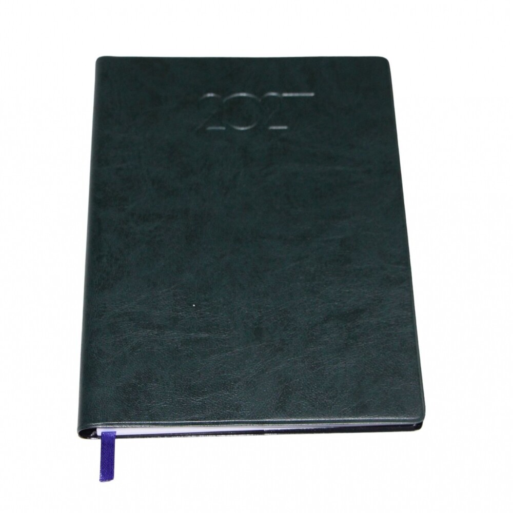 AGENDA ABEZETA 200 CLASICA DEL AÑO TAPA FUNDA COLOR VERDE OSCURO