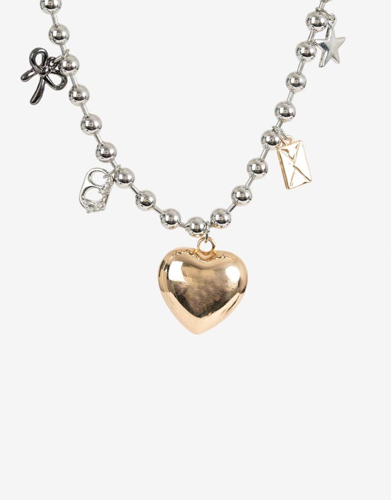 Collares Cortos Metal Collares Cortos New Indie - Combinacion Multicolor